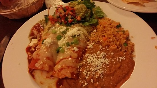 El Charro Café signature dishes Carne Seca (sun-dried shredded beef), Chimichangas (reputedly invented here), Enchiladas, Tamales, Combination Plates.